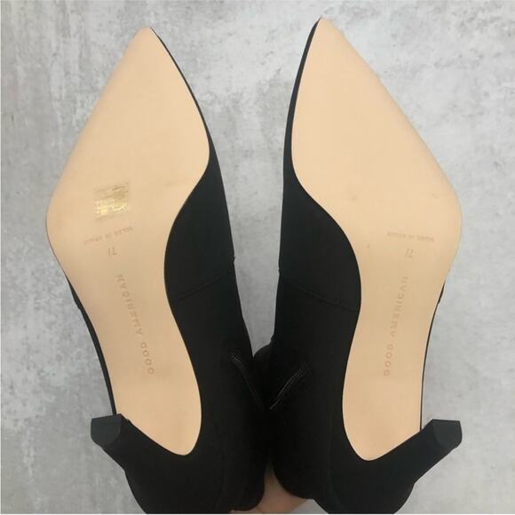 Good American The Icon Bootie Black Neoprene NEW - Picture 6 of 11